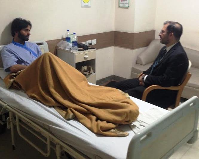 Pakistani Dy Amb to Delhi visits ailing Malik